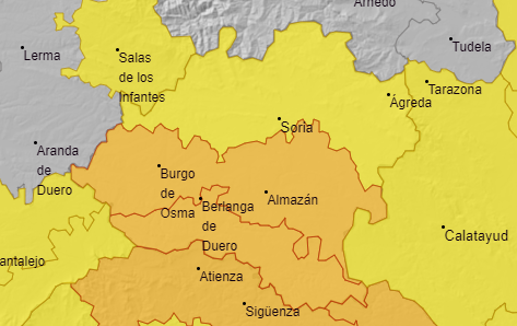 Avisos meteorológicos de este 25 de mayo.