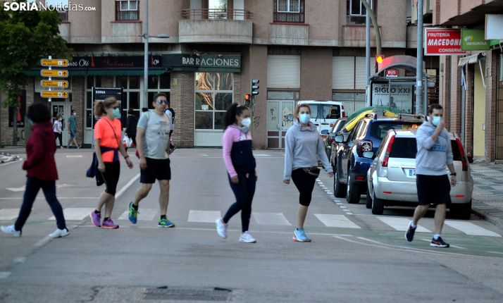 Una imagen de una calle de la capital ayer. /SN