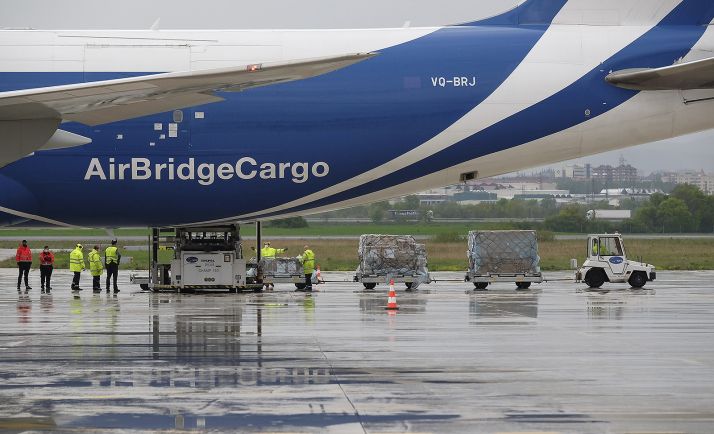 Un cargamento con material procedente de Shangai y con destino a CyL. /Jta.