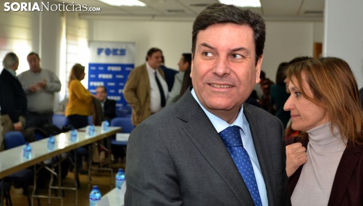 Carlos Fernández Carriedo en una visita a FOES. /SN