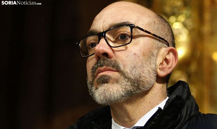 El consejero de Cultura y Turismo, Javier Ortega, en una visita a Berlanga de Duero. /SN