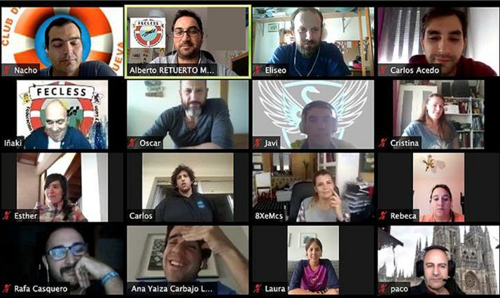 Participantes en la reunión federativa este jueves. /FECLESS