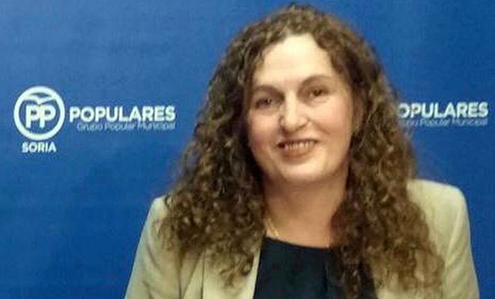 Mayte Delgado, concejala del PP en el Ayuntamiento de Soria. 