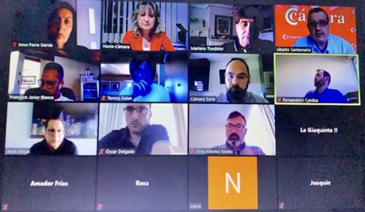 La sesión plenaria de la Cámara ayer. /Cámara C.