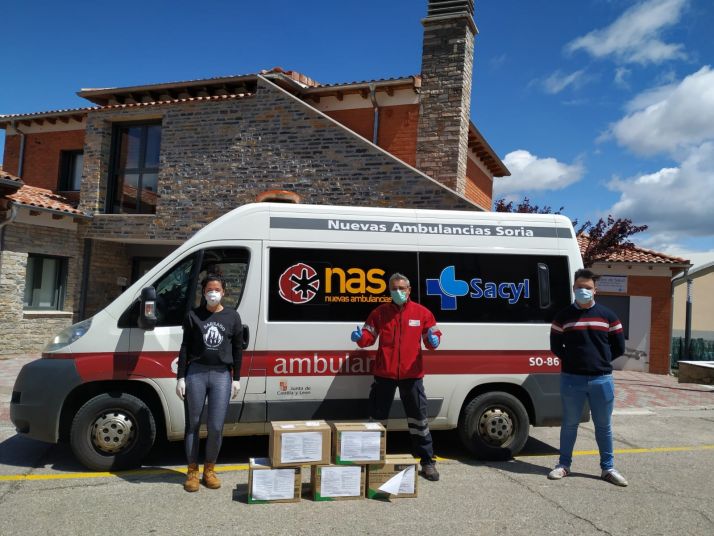  Estas 26 asociaciones de Tierras Altas han donado 4.000 guantes y 300 mascarillas a la sanidad soriana