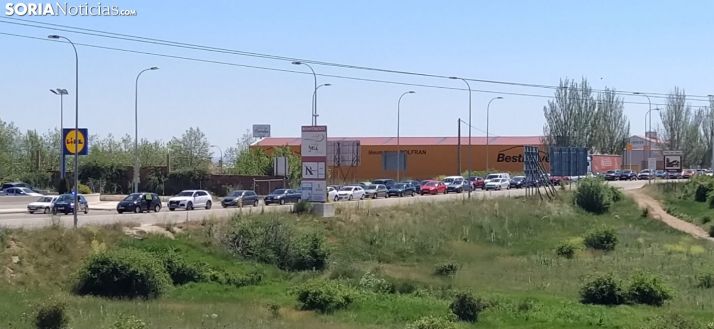 Atascos para escapar de Soria en el primer fin de semana en Fase 1