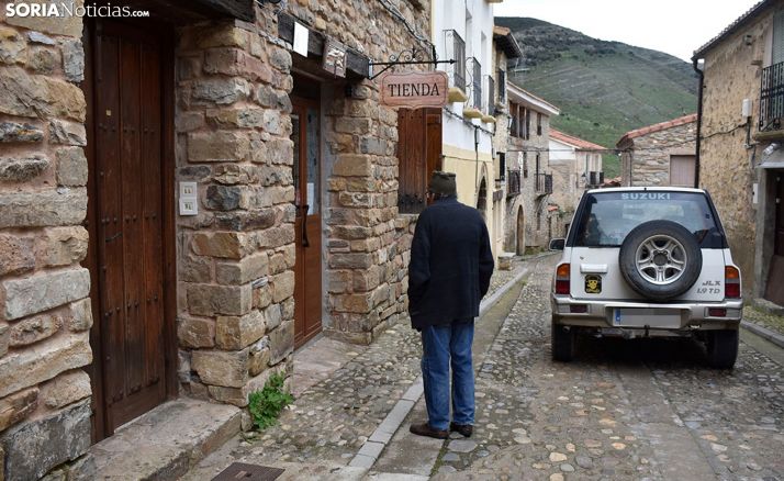 Una calle de Yanguas esta semana. /SN