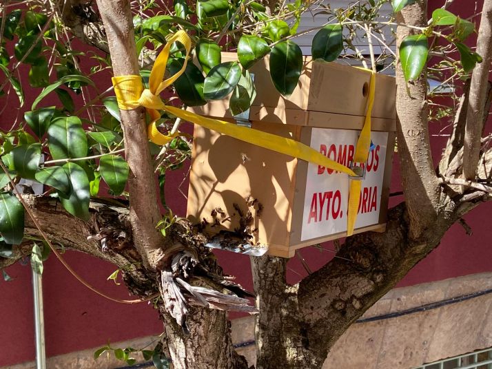 Actuación de los Bomberos de Soria.