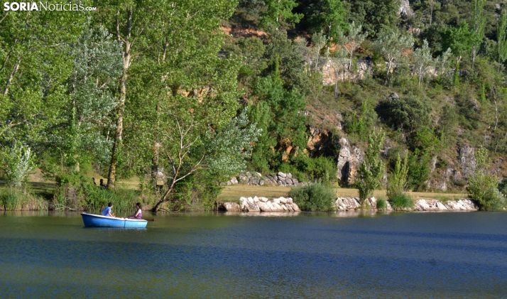 Una imagen del Duero esta tarde de Lunes de Bailas. /SN