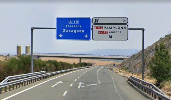 Imagen de la variante de Ágreda, ya en funcionamiento, de la Autovía de Navarra. 