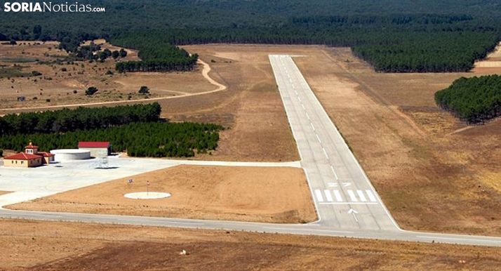 Una imagen del aeródromo de Garray. /SN