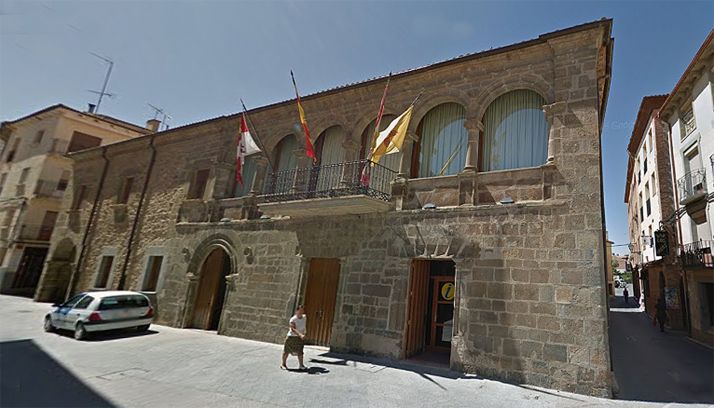 Una imagen de la casa consistorial de Ágreda. /GM