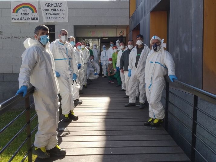 Se desinfecta la Residencia Juvenil Antonio Machado y los estudiantes podrán volver a pos sus pertenencias