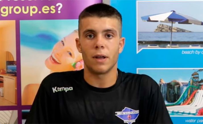 El extremo Diego Rueda, nueva incorporación en el BM Soria