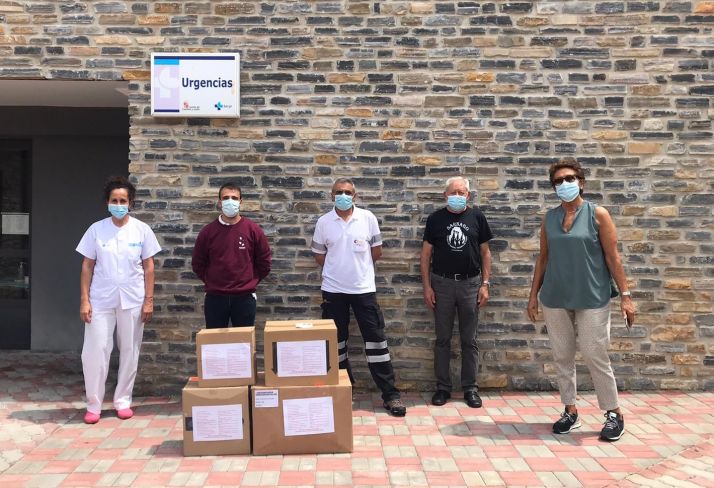 27 asociaciones de Tierras Altas materializan la tercera y última entrega de material sanitario