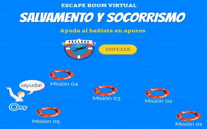 Salvamento y Socorrismo de CyL organiza el escape room virtual Ayuda al bañista en apuros