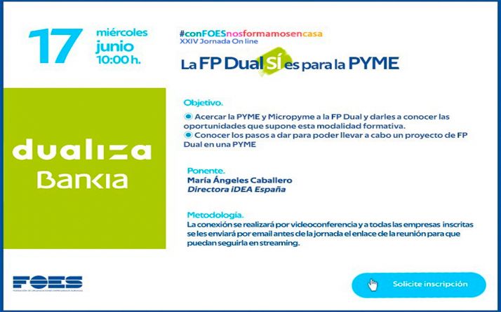La FP Dual en las pymes y micropymes sorianas, nueva jornada gratuita de FOES
