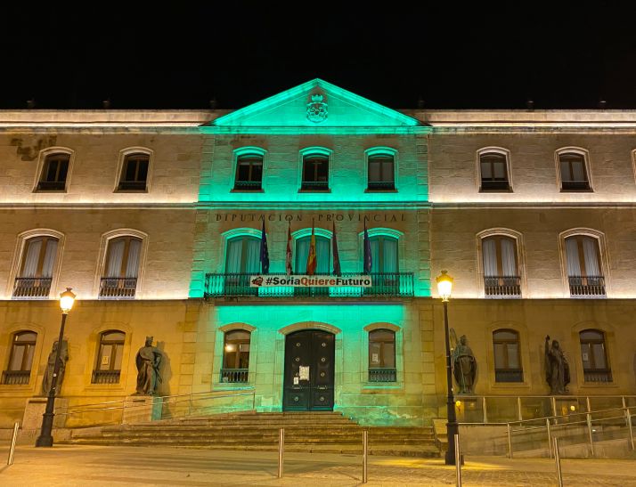 Soria se viste de verde por los afectados por ELA 