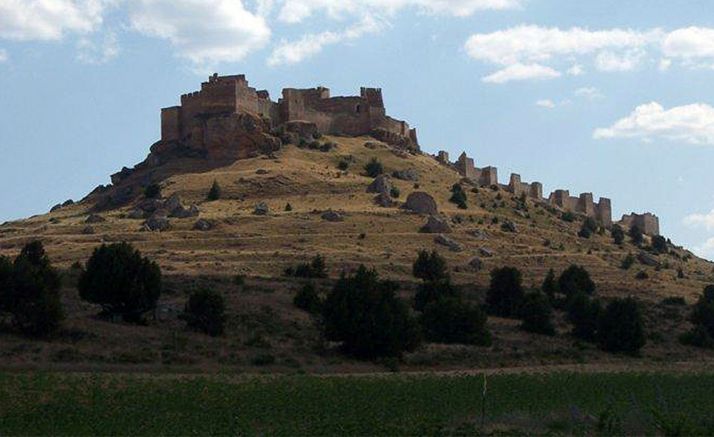 Una imagen de la fortaleza de Gormaz. 