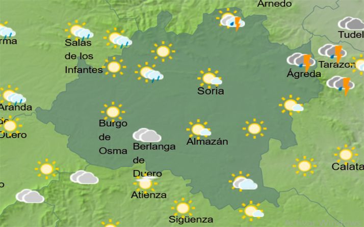 Tormentas por la tarde
