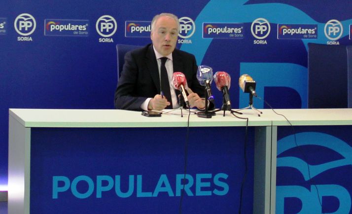 Muñoz Remacha, este martes en rueda informativa. 