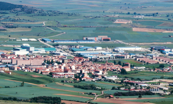 Una panorámica de la localidad. 