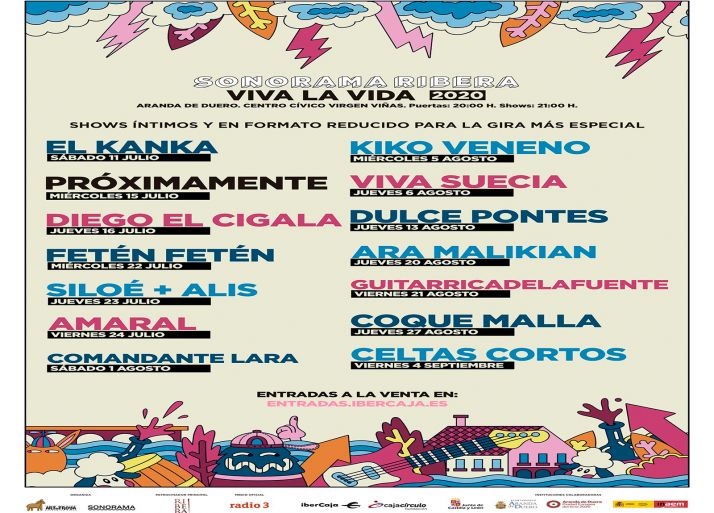 Sonorama Ribera presenta el ciclo Viva la Vida en Aranda de Duero