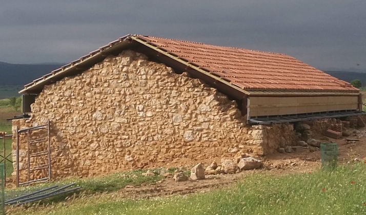 Lagar de Gormaz reconstruido.