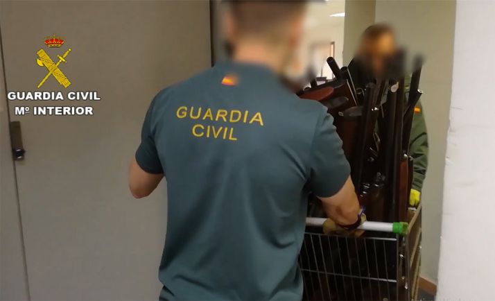 La Guardia Civil destruyó 287 armas en Soria durante 2019