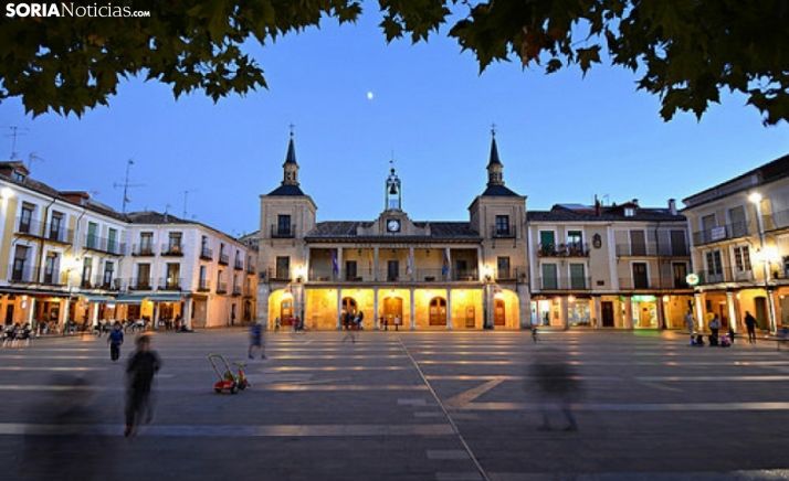 Una imagen de la plaza Mayor burgense. /SN