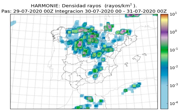 Tormentas secas y en su caso, con granizo, para estos días