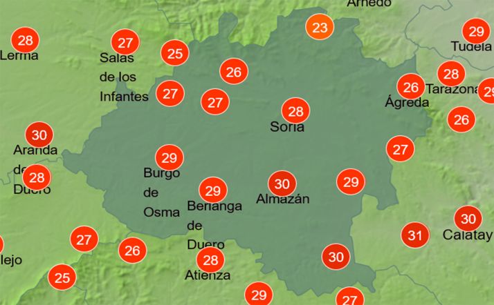 El tiempo en Soria: Suben las máximas