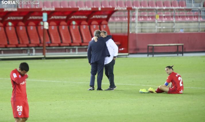 Desoladora magen del término del partido. /SN