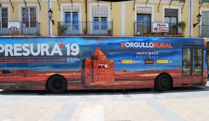 El autocar durante la gira de año pasado. 