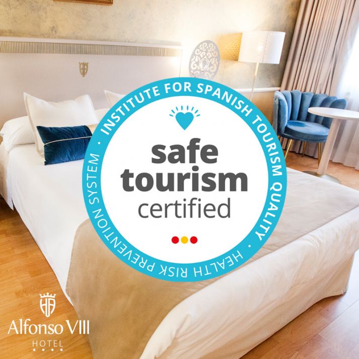 El Hotel Alfonso VIII obtiene el sello Safe Tourism Certified