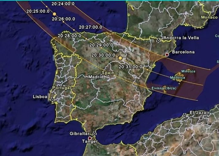 Soria, lugar privilegiado para observar el próximo eclipse total de sol 