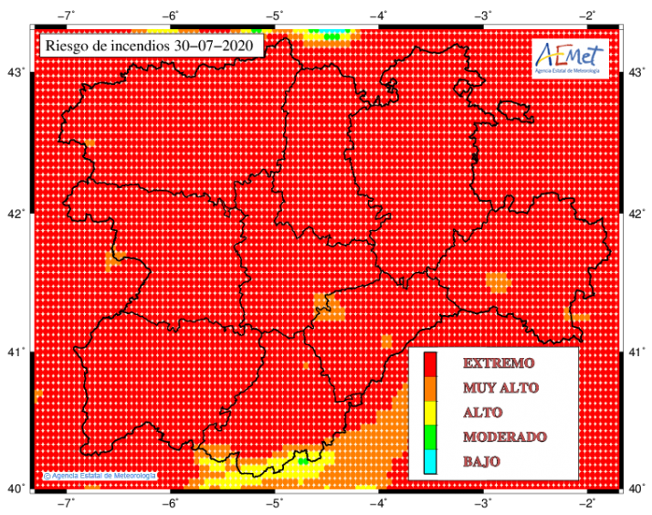 El tiempo en Soria: suben los termómetros, riesgo de incendios en toda Castilla y León