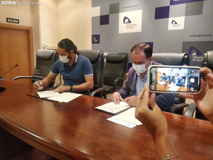 Diputación y el Club Atletismo Numantino renuevan su convenio