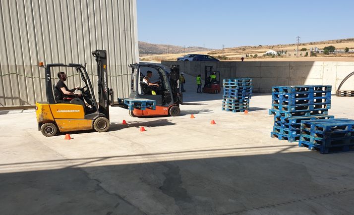 Cursos de Operador de Carretilla Elevadora y Plataforma este agosto en Ensenia