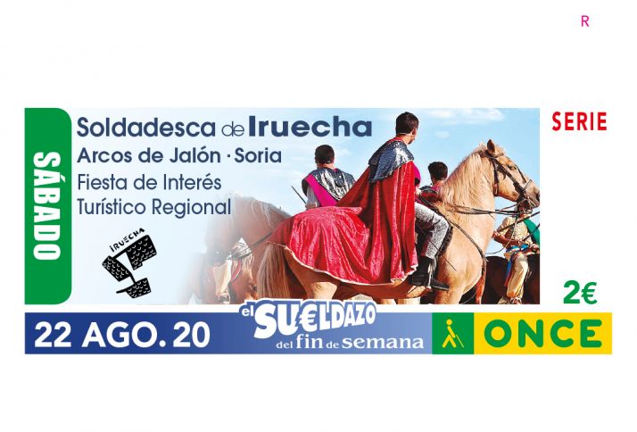 La ONCE presenta el cupón que dedica a La Soldadesca de Iruecha 