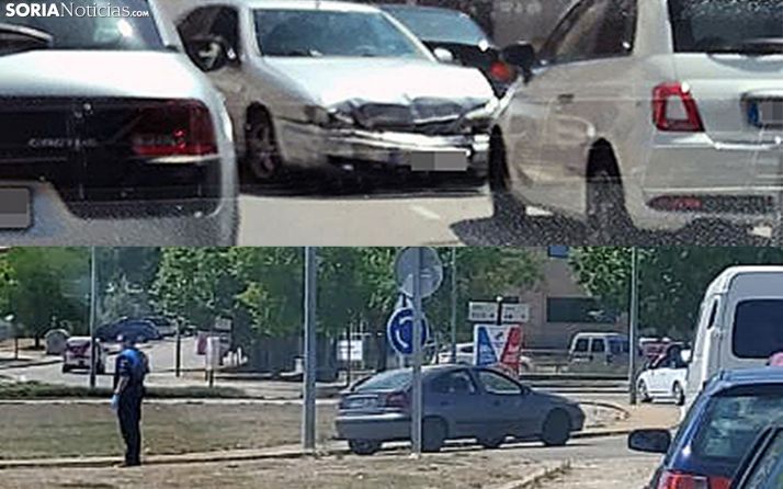 Imagen de los dos siniestros. /SN