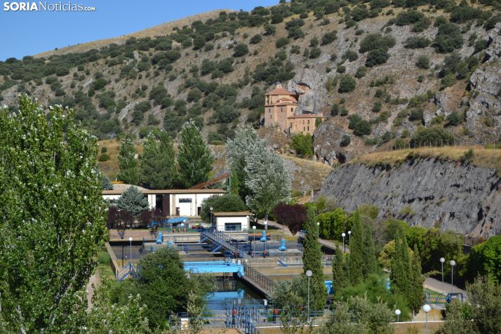 El Gobierno de España firma con la empresa adjudicataria el contrato para la realización del emisario de la depuradora de Soria