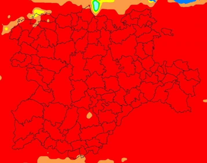 Riesgo extremo de incendios en la provincia de Soria