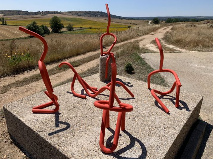El museo al aire libre de Almarail tiene una nueva escultura: Vida