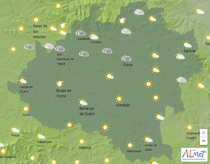 El tiempo en Soria: aviso activado por altas temperaturas