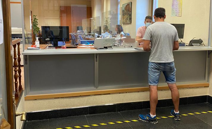 Dependencias del servicio recaudatorio en la Diputación, a las que se accede con cita previa. /Dip.