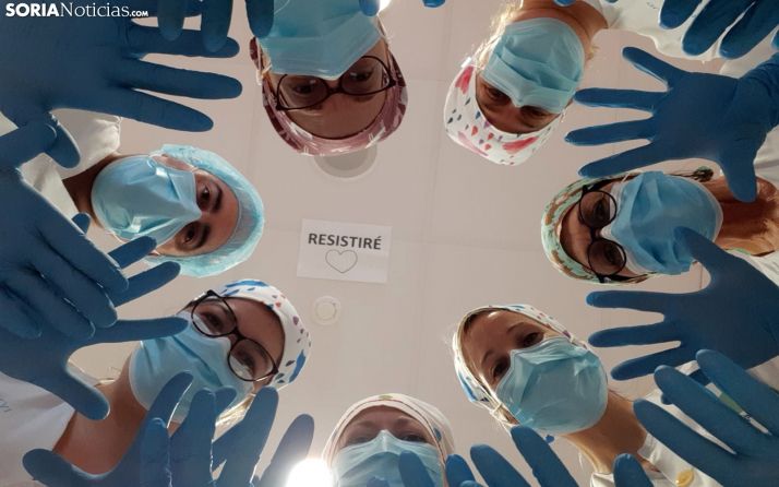 Personal de enfermería del Santa Bárbara. /SN