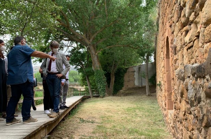 Las obras de la muralla se paralizan por un positivo en covid-19