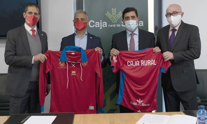 Caja Rural refuerza sus lazos con el CD Numancia