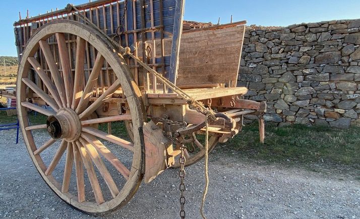 Un carro tradicional de la provincia de Soria. 
